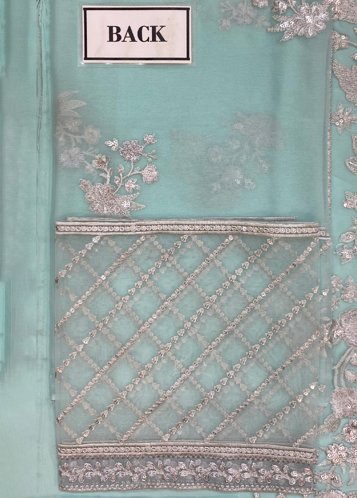 Embroidered Chiffon with a touch of Organza-2025collection