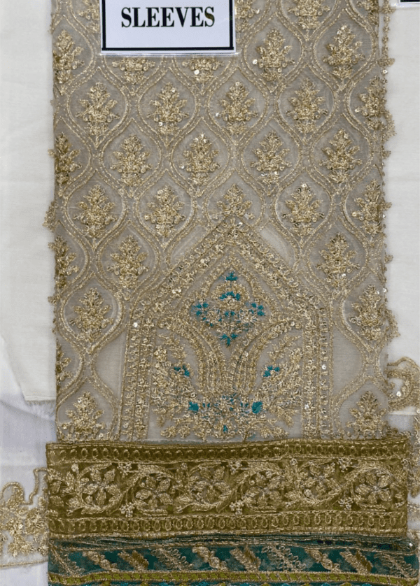 Embroidered Chiffon & Malai suit