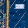 Embroidered chiffon dupatta overview