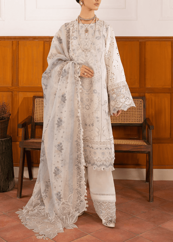 Heavy Chikankari Embroidered Lawn Dress | Eid Collection