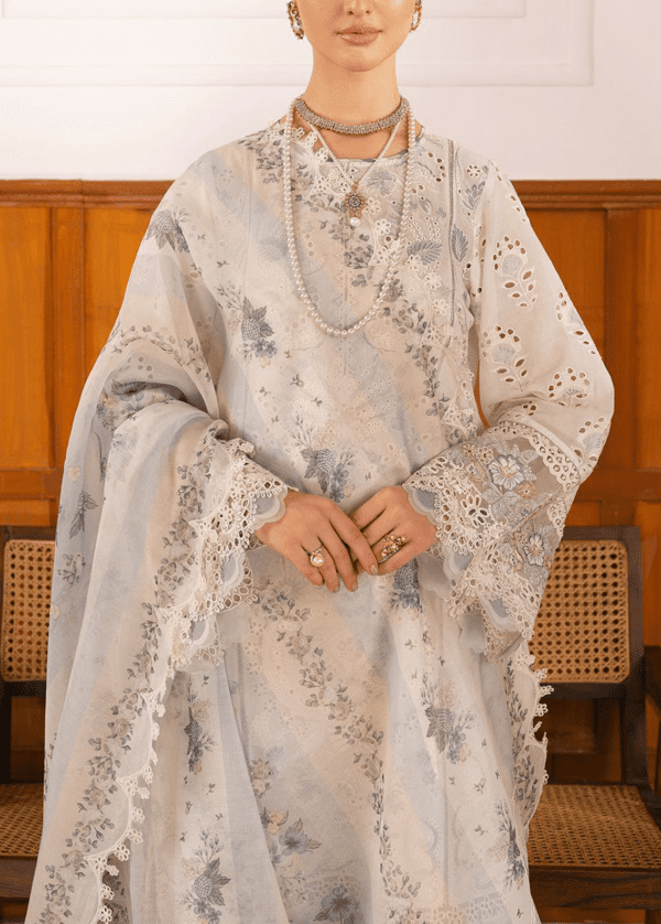 Heavy Chikankari Embroidered Lawn Dress | Eid Collection