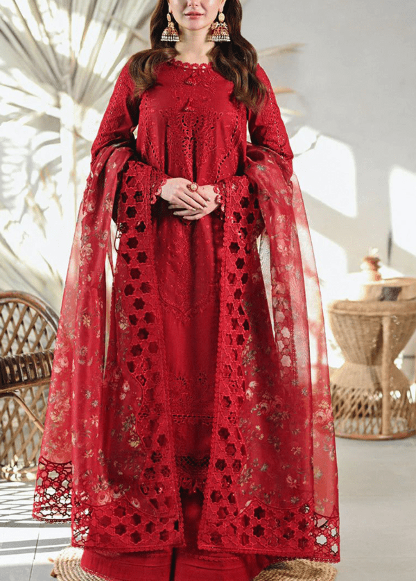 Schiffli Embroidered Lawn Dress | Eid Collection