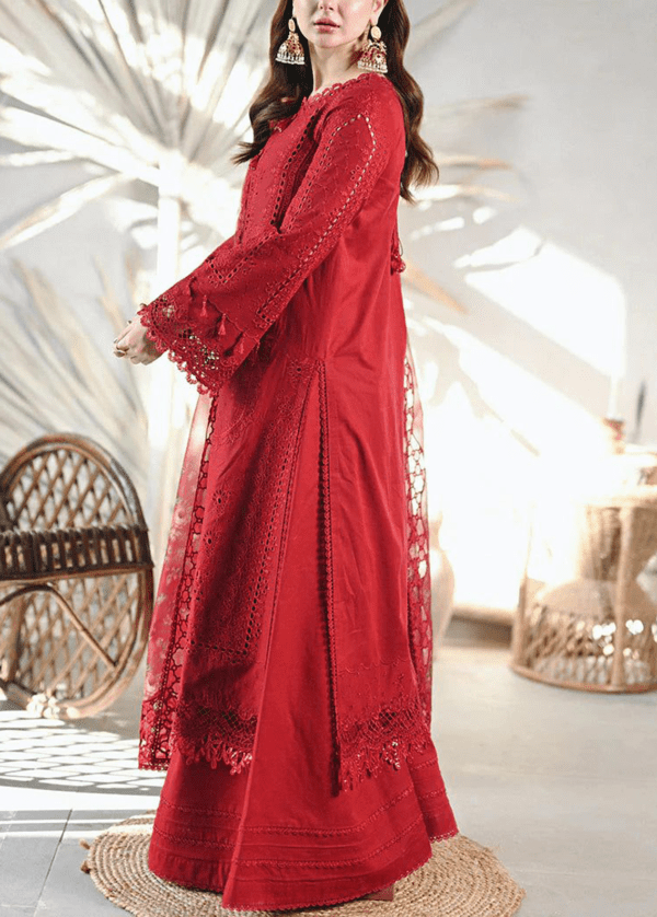 Schiffli Embroidered Lawn Dress | Eid Collection