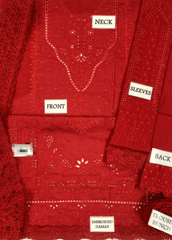 Schiffli Embroidered Lawn Dress | Eid Collection