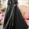 Long Kali Maxi With Full Embroidered Dupatta
