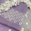 Lavender Thread Embroidered organza dress | Eid Collection