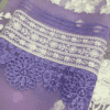 Lavender Thread Embroidered organza dress | Eid Collection