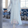 Embroidered Chiffon & Malai Trouser Party Wear