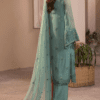 unstitched Embroidered Chiffon with Malai Trouser