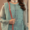 unstitched Embroidered Chiffon with Malai Trouser