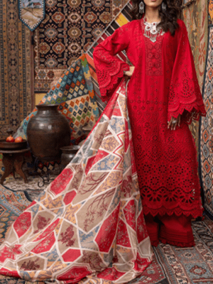 Luxury schiffli embroidered lawn dress | Eid Collection