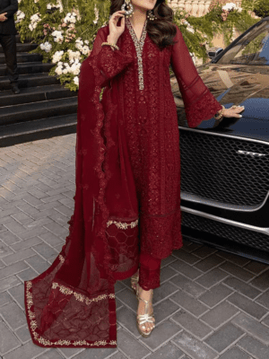 Azure Embroidered Chiffon Collection