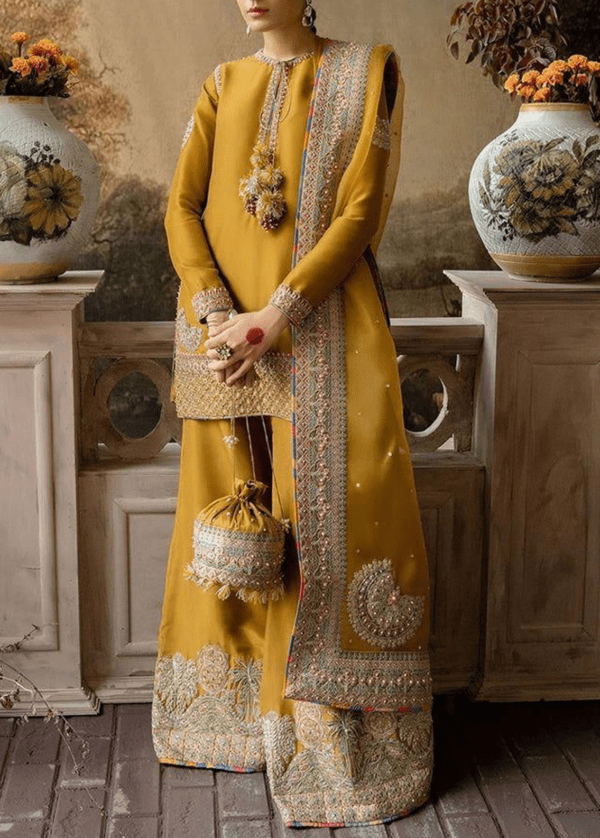 Embroidered ORGANZA Suit With MALAI Trouser