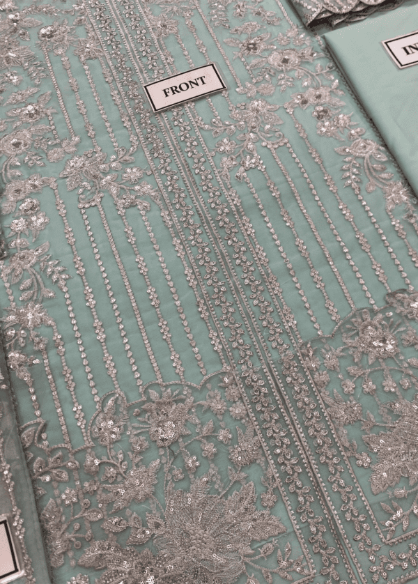 Embroidered Chiffon with a touch of Organza-2025collection