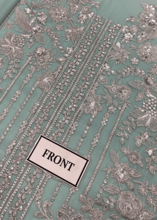 Embroidered Chiffon with a touch of Organza-2025collection
