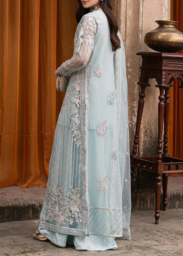 Embroidered Chiffon with a touch of Organza-2025collection