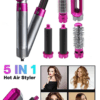 5-in-1 Hair Dryer Hot Comb Set