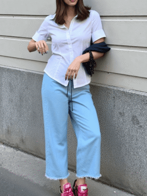 Wide Leg Jeans-ainshopping.com