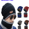 Winter Wool Cap-neck warmer-ainshopping.com