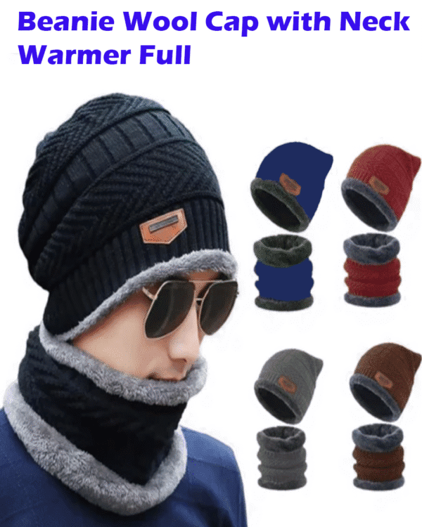 Winter Wool Cap-neck warmer-ainshopping.com